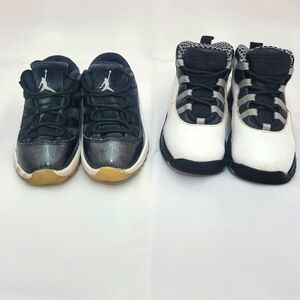 Toddler Jordan Retro 10 Steel Gray and 11 Barons